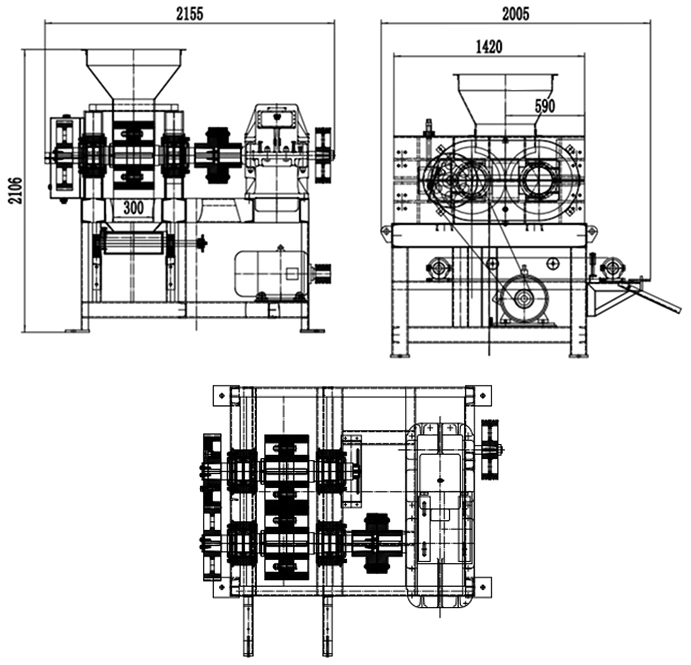 Чертеж оборудования YQJ-500