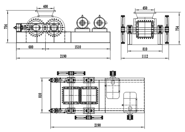 Чертеж оборудования TRC4040